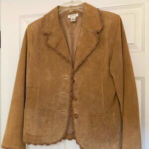 Harold's 100% Lady's Swede Leather Jacket Size Medium